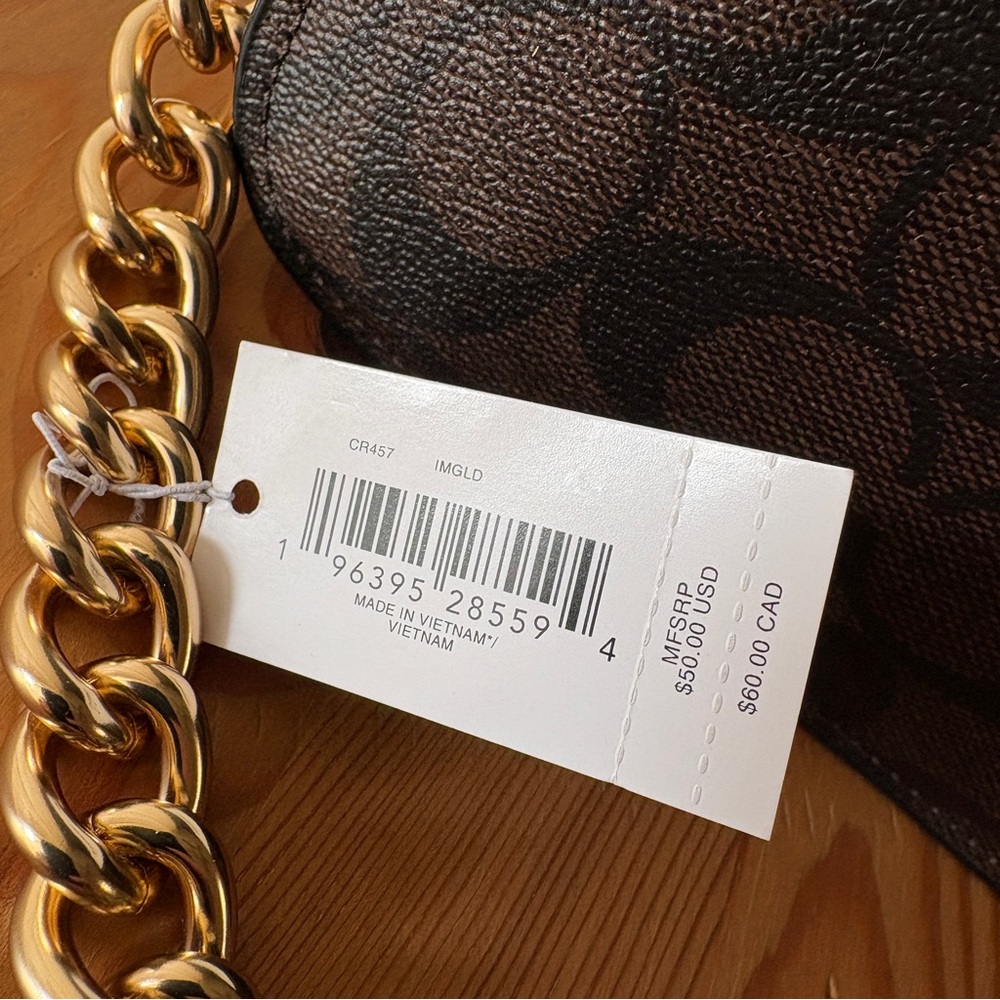 NWOT Coach Morgan Chunky Chain Shoulder bag - Picture 4 of 15